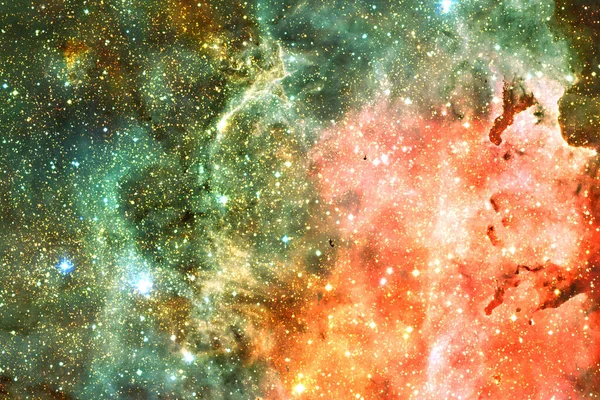 공간에 별들과 은하들로 이루어진 끝없는 코스모스 Nasa 이형상의 요소들 — 스톡 사진