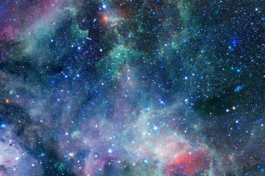 Yıldız kümesi. Starfield. Nebula. Bu görüntünün elementleri NASA tarafından desteklenmektedir.