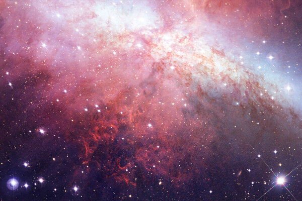 Starfield. Cosmos art. Elements of this image furnished by NASA.