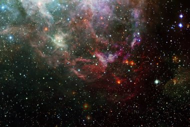 Yıldız kümesi. Starfield. Nebula. Bu görüntünün elementleri NASA tarafından desteklenmektedir.