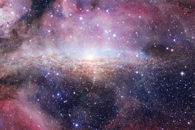 Dış uzayda yıldızları ve galaksileri olan sonsuz evren. Kozmos sanatı. Bu görüntünün elementleri NASA tarafından desteklenmektedir.