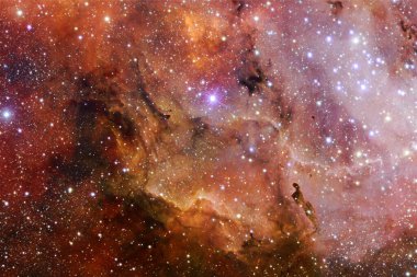 Derin uzayda bir yerde güzel bir galaksi. Kozmik duvar kağıdı. Bu görüntünün elementleri NASA tarafından desteklenmektedir