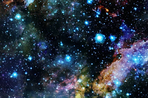 Yıldız Kümesi Starfield Nebula Görüntünün Elementleri Nasa Tarafından Desteklenmektedir — Stok fotoğraf