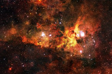 Uzay boşluğu. Bilim kurgu evreni. Bu görüntünün elementleri NASA tarafından desteklenmektedir