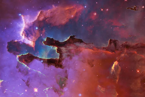 Нескінченний Всесвіт Зірками Галактиками Космосі Космос Елементи Цього Зображення Надані — стокове фото