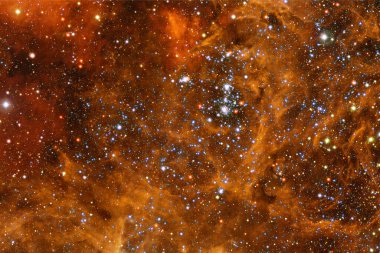 Dış uzay sanatı. Starfield. Harika bir nebula. Bu görüntünün elementleri NASA tarafından desteklenmektedir.