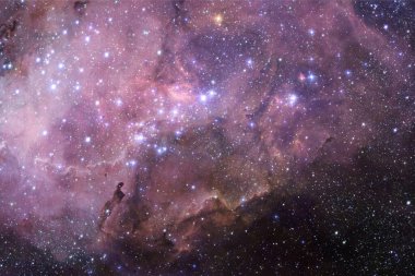 Dış uzay, kozmik manzara. Nebula. Bu görüntünün elementleri NASA tarafından desteklenmektedir.