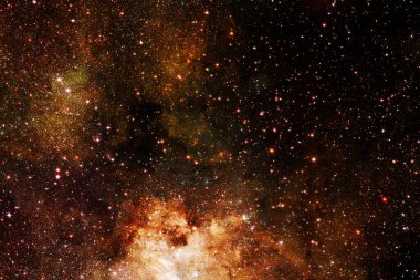 Derin uzay. Fevkalade bilim kurgu canlandırması. Bu görüntünün elementleri NASA tarafından desteklenmektedir.