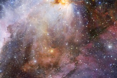 Yıldız kümesi. Starfield. Nebula. Bu görüntünün elementleri NASA tarafından desteklenmektedir.