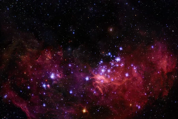 Starfield Arte Del Cosmos Elementos Esta Imagen Proporcionados Por Nasa — Foto de Stock