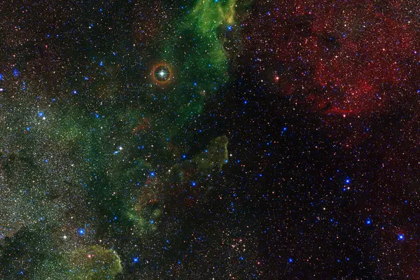 Cosmic landscape. Nebula. Elements of this image furnished by NASA — Stock Photo, Image