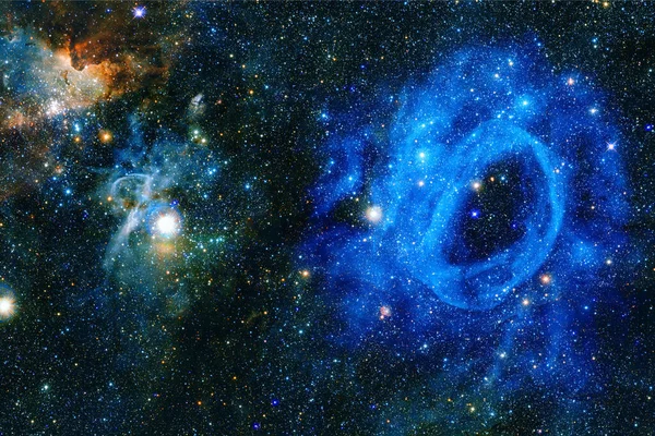 Paisagem cósmica. Nebulosa. Elementos desta imagem fornecidos pela NASA — Fotografia de Stock