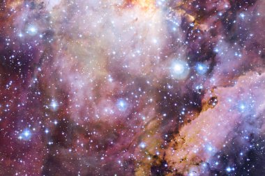 Dış uzay sanatı. Starfield. Harika bir nebula. Bu görüntünün elementleri NASA tarafından desteklenmektedir.
