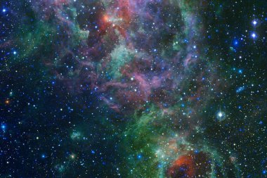 Dış uzay sanatı. Starfield. Harika bir nebula. Bu görüntünün elementleri NASA tarafından desteklenmektedir.