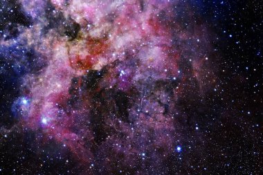 Yıldız kümesi. Starfield. Nebula. Bu görüntünün elementleri NASA tarafından desteklenmektedir.