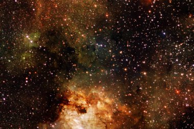 Nebula, uzayın derinliklerinde bir yıldız kümesi. Bilim kurgu sanatı. Bu görüntünün elementleri NASA tarafından desteklenmektedir.