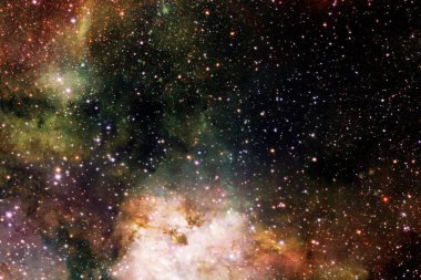 Starfield. Kozmos sanatı. Bu görüntünün elementleri NASA tarafından desteklenmektedir.