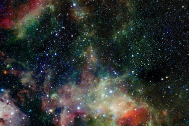 Dış uzay, kozmik manzara. Nebula. Bu görüntünün elementleri NASA tarafından desteklenmektedir.