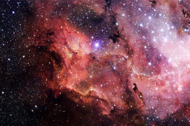 Starfield. Kozmos sanatı. Bu görüntünün elementleri NASA tarafından desteklenmektedir.