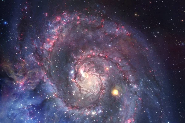 Een Prachtig Sterrenstelsel Ergens Ruimte Kosmisch Behang Elementen Van Deze — Stockfoto