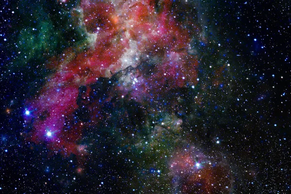 Outer Space Cosmic Landscape Nebula Elements Image Furnished Nasa — Stock Photo, Image