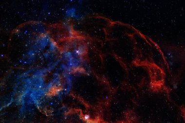 Derin uzay. Fevkalade bilim kurgu canlandırması. Bu görüntünün elementleri NASA tarafından desteklenmektedir.