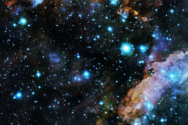 Dış uzay, kozmik manzara. Nebula. Bu görüntünün elementleri NASA tarafından desteklenmektedir.