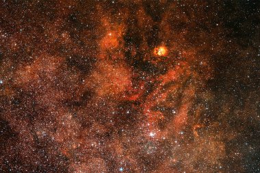 Dış uzay, kozmik manzara. Nebula. Bu görüntünün elementleri NASA tarafından desteklenmektedir.
