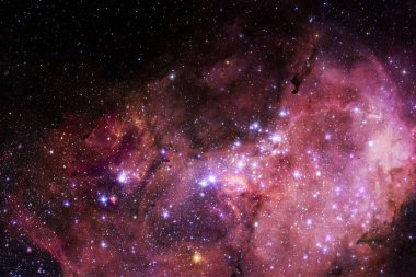 Yıldız kümesi. Starfield. Nebula. Bu görüntünün elementleri NASA tarafından desteklenmektedir.