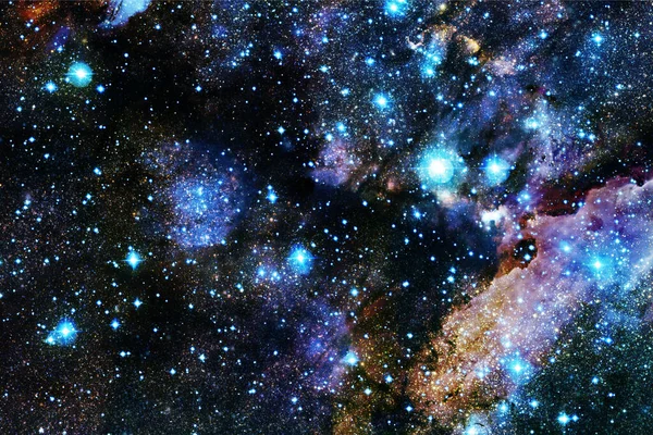 Ändlöst Universum Med Stjärnor Och Galaxer Yttre Rymden Kosmos Konst — Stockfoto