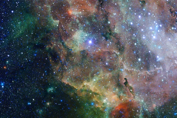 Aglomerado Estrelas Starfield Nebulosa Elementos Desta Imagem Fornecidos Pela Nasa — Fotografia de Stock