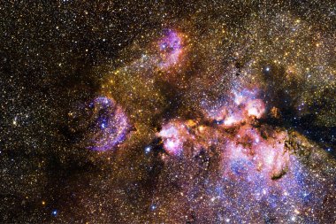 Sonsuz evrenin harikası. Bilim kurgu duvar kağıdı. Bu görüntünün elementleri NASA tarafından desteklenmektedir.