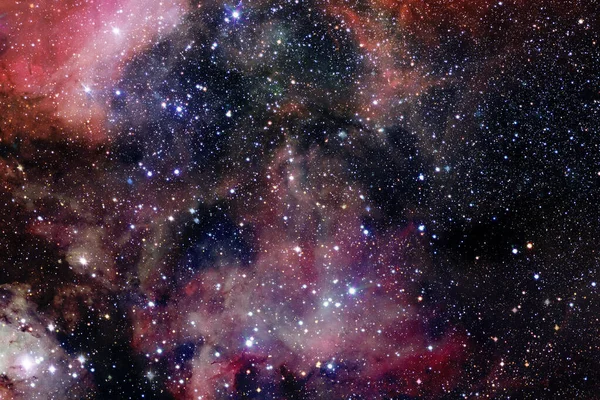 Nebula Uzayın Derinliklerinde Bir Yıldız Kümesi Bilim Kurgu Sanatı Görüntünün — Stok fotoğraf