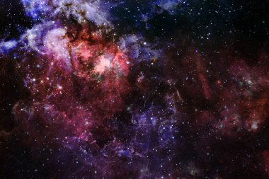 Sonsuz evrenin harikası. Bilim kurgu duvar kağıdı. Bu görüntünün elementleri NASA tarafından desteklenmektedir.