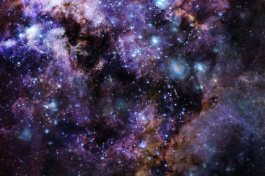 Uzay boşluğu. Bilim kurgu evreni. Bu görüntünün elementleri NASA tarafından desteklenmektedir