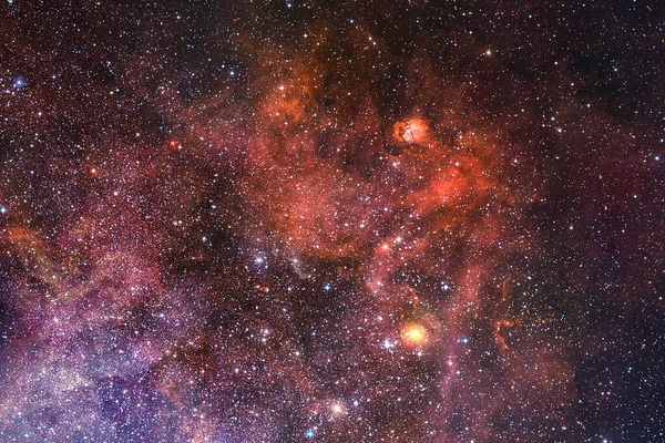 Yttre Rymden Kosmiskt Landskap Nebulosa Delar Denna Bild Tillhandahålls Nasa — Stockfoto