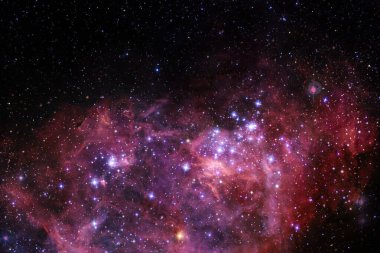 Uzay boşluğu. Bilim kurgu evreni. Bu görüntünün elementleri NASA tarafından desteklenmektedir