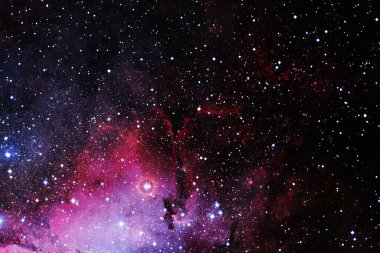 Derin uzay. Fevkalade bilim kurgu canlandırması. Bu görüntünün elementleri NASA tarafından desteklenmektedir.