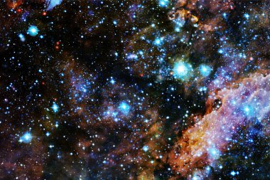 Yıldız kümesi. Starfield. Nebula. Bu görüntünün elementleri NASA tarafından desteklenmektedir.