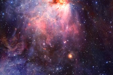 Nebula, uzayın derinliklerinde bir yıldız kümesi. Bilim kurgu sanatı. Bu görüntünün elementleri NASA tarafından desteklenmektedir.