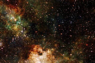 Starfield. Kozmos sanatı. Bu görüntünün elementleri NASA tarafından desteklenmektedir.