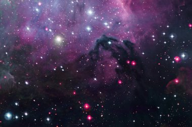 Dış uzay, kozmik manzara. Nebula. Bu görüntünün elementleri NASA tarafından desteklenmektedir.