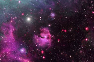 Uzay boşluğu. Bilim kurgu evreni. Bu görüntünün elementleri NASA tarafından desteklenmektedir