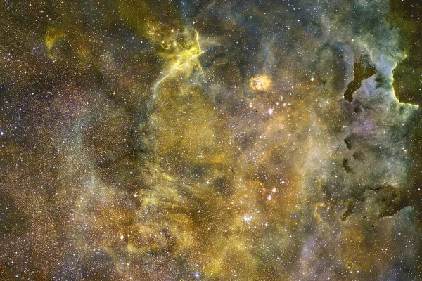 Shluk Hvězd Starfield Mlhovina Prvky Tohoto Snímku Poskytla Nasa — Stock fotografie