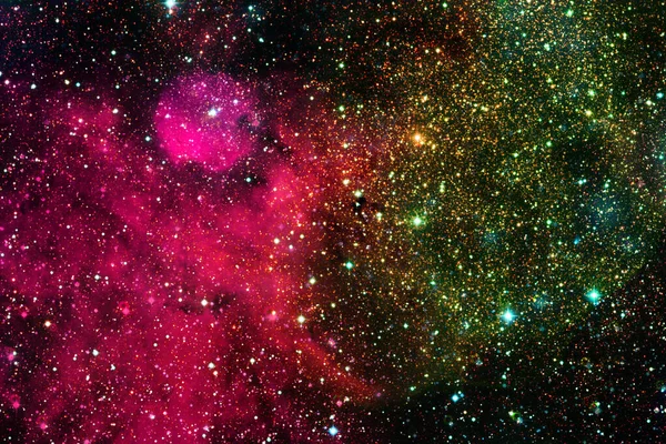 Nebula Uzayın Derinliklerinde Bir Yıldız Kümesi Bilim Kurgu Sanatı Görüntünün — Stok fotoğraf