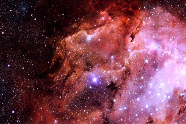 Dış uzay, kozmik manzara. Nebula. Bu görüntünün elementleri NASA tarafından desteklenmektedir.