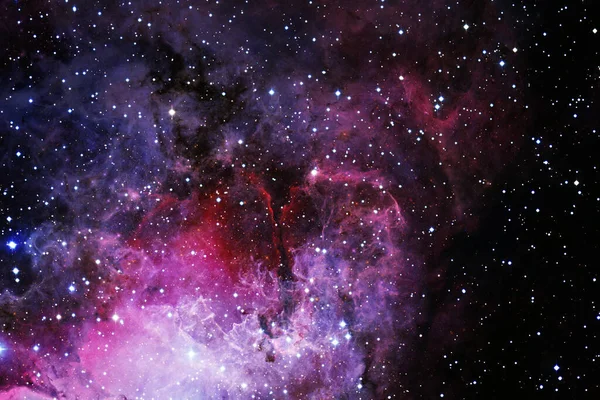 Nebula Uzayın Derinliklerinde Bir Yıldız Kümesi Bilim Kurgu Sanatı Görüntünün — Stok fotoğraf