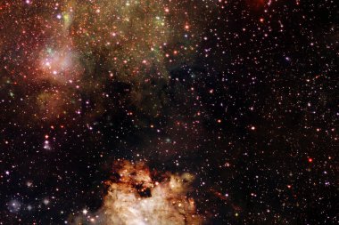 Dış uzayda yıldızları ve galaksileri olan sonsuz evren. Kozmos sanatı. Bu görüntünün elementleri NASA tarafından desteklenmektedir.