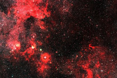 Nebula, uzayın derinliklerinde bir yıldız kümesi. Bilim kurgu sanatı. Bu görüntünün elementleri NASA tarafından desteklenmektedir.