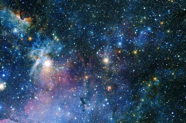 Nebula, uzayın derinliklerinde bir yıldız kümesi. Bilim kurgu sanatı. Bu görüntünün elementleri NASA tarafından desteklenmektedir.